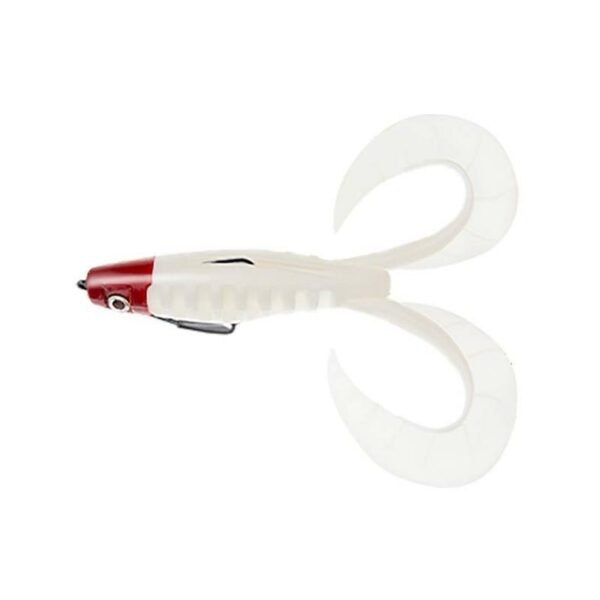 Delalande Neo Frog Monte 8cm 3g Blanc Tête Rouge