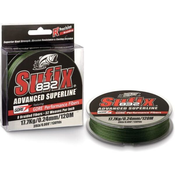 Sufix 832 Braid L.vis Green 250m