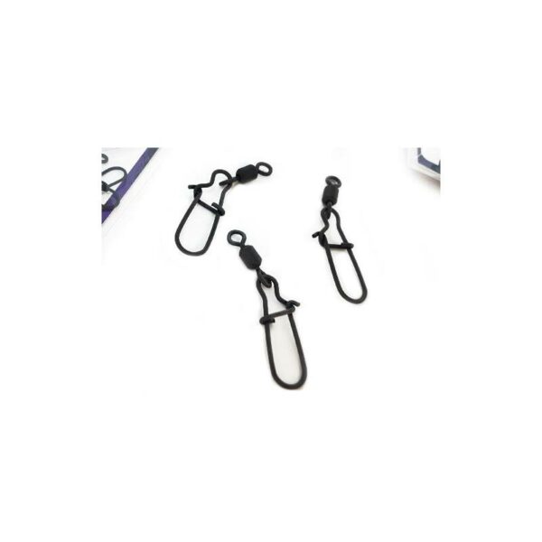 Intech Agrafes Quick Lock Snap Rolling Matt Black (5 Pcs)