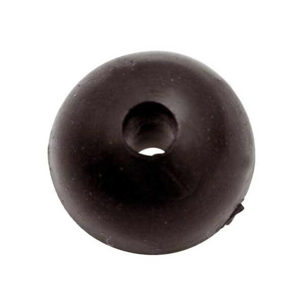 Black Cat Pelres Rubber Shock Bead (par 10)