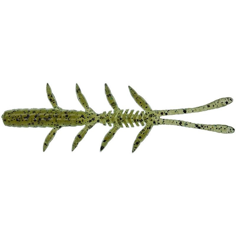 Illex Scissor Comb 3.8 (par 7) Green Pumpkin Chartreuse