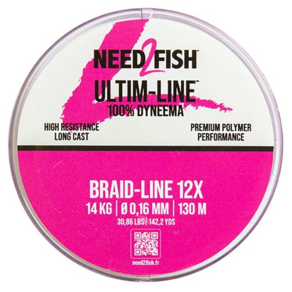 Need2fish Ultim-line 130 M Tresse 12 Brins Multicolor