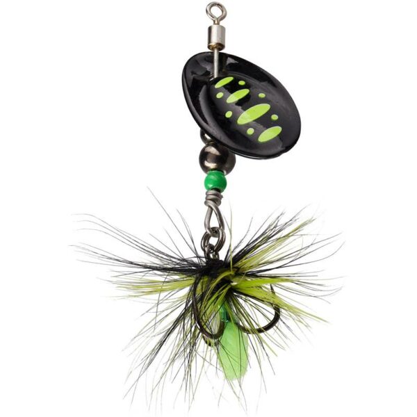 Gunki Cuillere Tournante Dots Fly 1l 2.45g full black chart